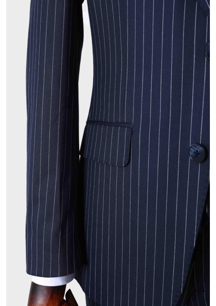 Slim Fit Yelekli Erkek Takım Elbise - Dört Mevsim Kullanılabilir Modern Kesim - KAW1023S indirimleri