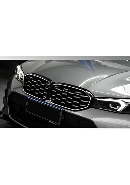 Bmw g20 lci ön böbrek panjur siyah krom ledli m340 2022+