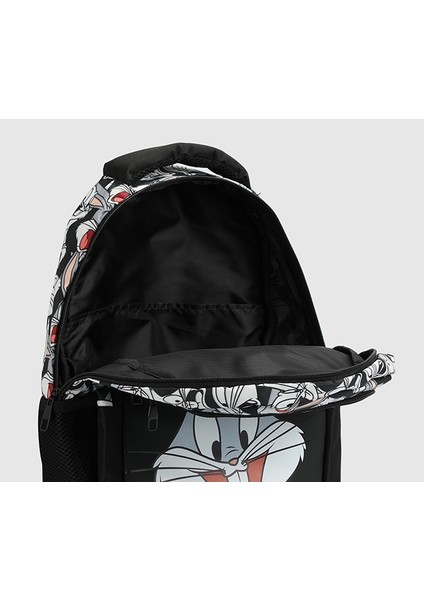 Black Siyah Looney Tunes 2778 Bugs Bunny Okul Çantası