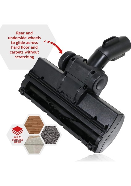 Mıele Complete C3 Excellence Ecoline Mandallı Kilit Sistemli Halı Dövücü Turbo Emici Başlık indirimleri