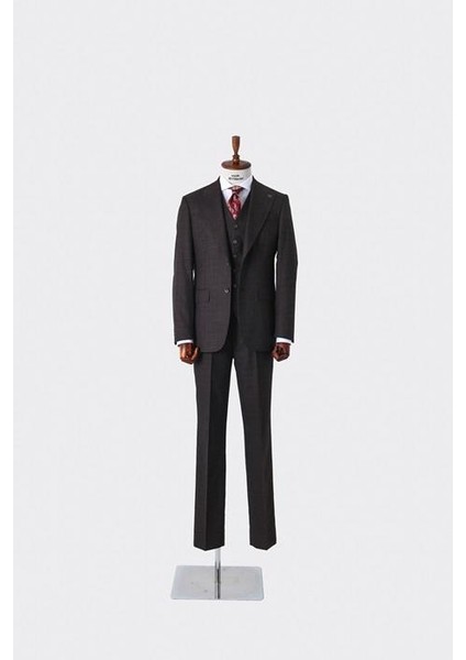 Modern Slim Fit Yelekli Takım Elbise - KAW1009S