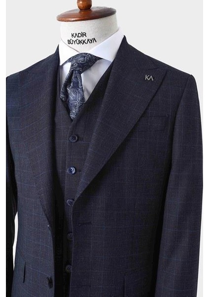Modern Slim Fit Yelekli Takım Elbise - KAW1009S modelleri