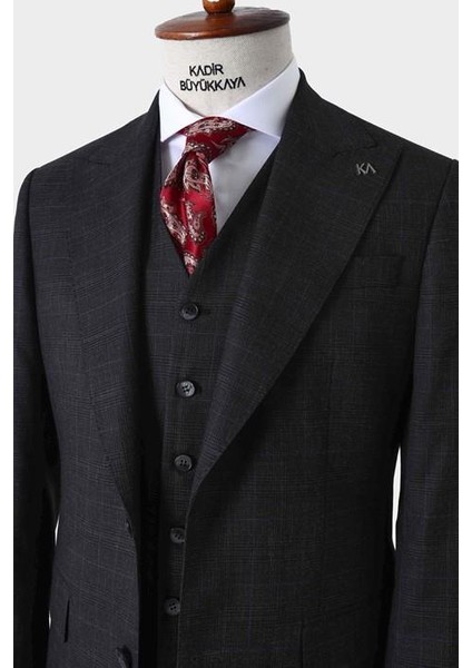 Modern Slim Fit Yelekli Takım Elbise - KAW1009S modelleri