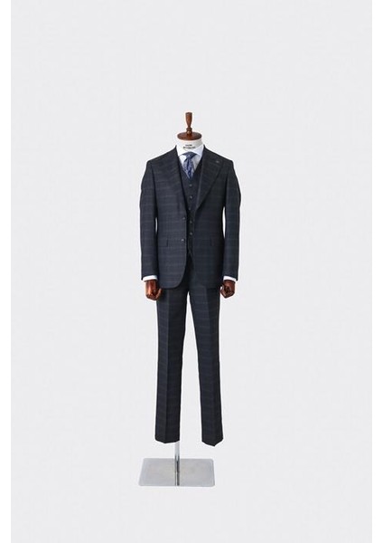 Modern Kesim Yelekli Erkek Takım Elbise - Slim Fit Şık ve Rahat - KAW1007S fiyatları