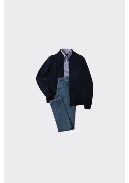 Modern Tarz Kolej Erkek Mont - Dayanıklı Polyester Kumaş - KAW9121S fiyatları