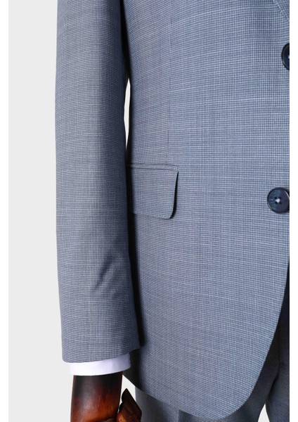Slim Fit Viskon Karışımlı Yelekli Erkek Takım Elbise - Rahat ve Şık - KAW1004S indirimleri