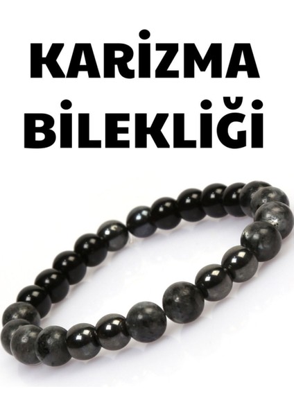 Doğal Taş Karizma Bileklik, Labradorit, Oniks, Hematit, Kahverengi, Şık ve Enerjik fırsatları