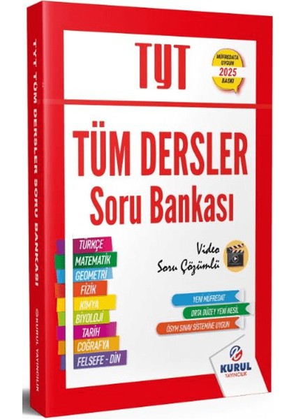 Kurul Yayıncılık 2025 TYT Tüm Dersler Soru Bankası