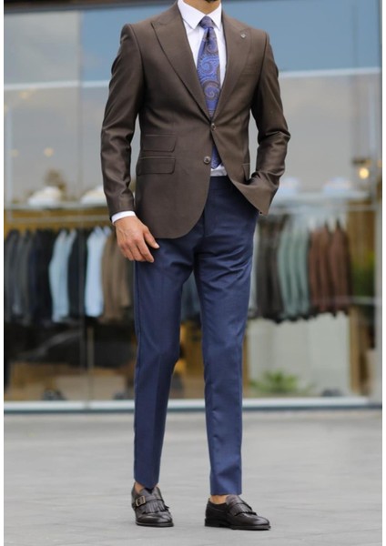 Modern ve Şık Erkek Slim Fit Ceket - KAV5023W