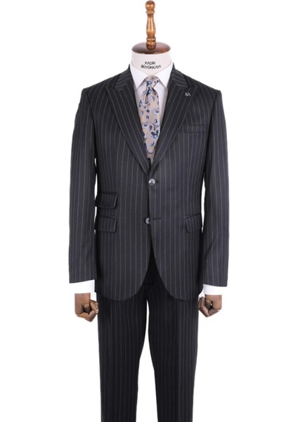 Modern Erkek Pileli Takım Elbise - KAV1402S