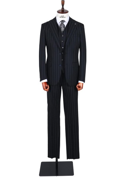 Şık Tasarım Erkek Yelekli Takım Elbise - KAV1058W modelleri