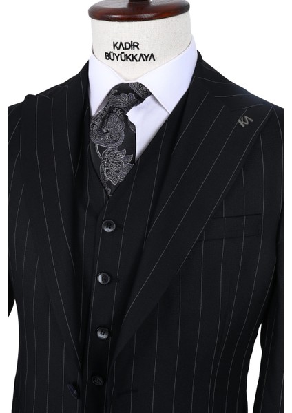 Şık Tasarım Erkek Yelekli Takım Elbise - KAV1058W fırsatları