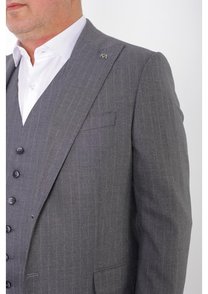 Konforlu ve Şık Erkek Yelekli Takım Elbise - KAV1044W modelleri