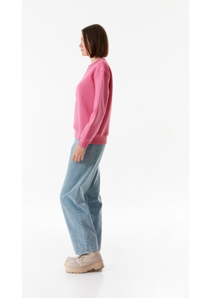 Basic Beli Lastikli Sweatshirt