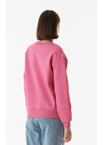 Basic Beli Lastikli Sweatshirt