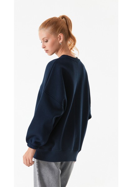 Basic Bisiklet Yaka Sweatshirt modelleri