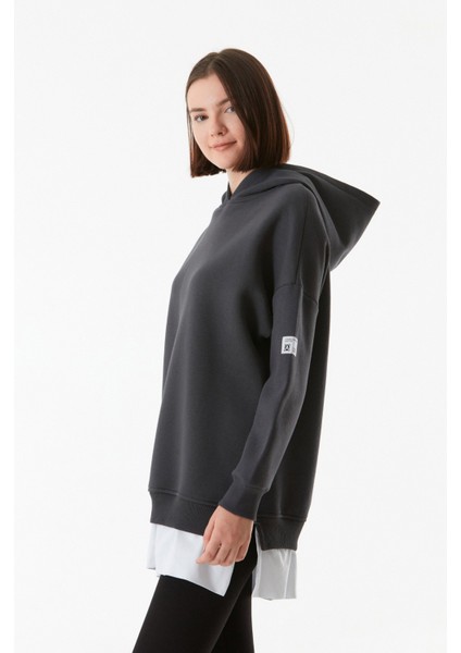 Basic Kapüşonlu Oversize Sweatshirt fırsatları