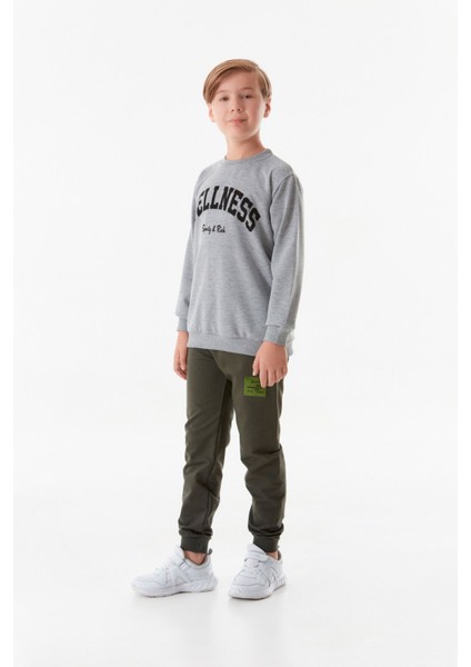 Wellnes Yazı Baskılı Erkek Çocuk Sweatshirt fiyatları