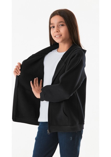 Fermuarlı Kapüşonlu Unisex Çocuk Sweatshirt indirimleri