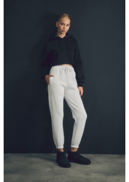 Beli Lastikli Cepli Jogger Eşofman Altı