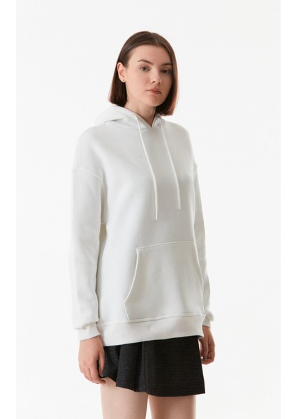 Basic Kanguru Cepli Kapüşonlu Sweatshirt fiyatları