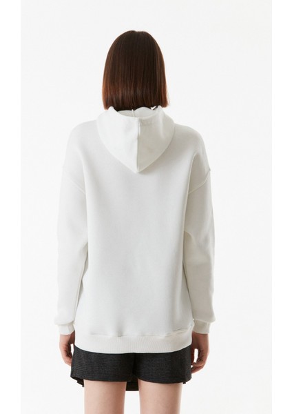 Basic Kanguru Cepli Kapüşonlu Sweatshirt fırsatları