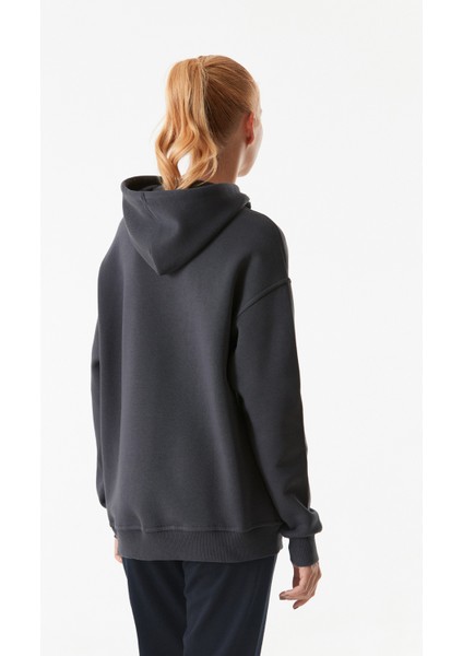 Basic Kanguru Cepli Kapüşonlu Sweatshirt fırsatları