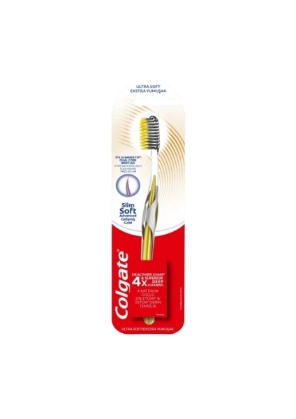Diş Fırçası Slim Soft Gold Ultra Soft 6'lı