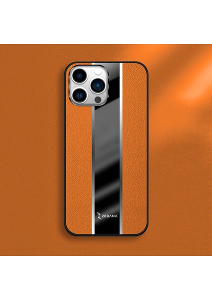 iPhone 16 Pro Max Uyumlu Kılıf Premium Deri Kılıf Turuncu fiyatları