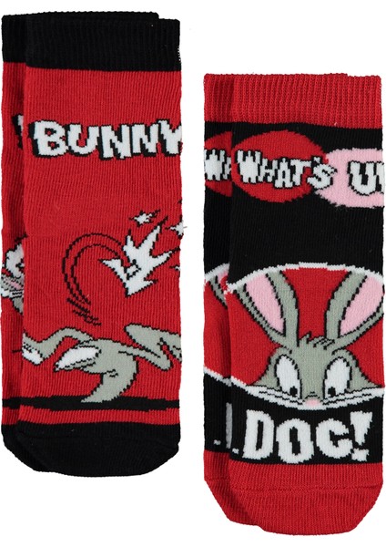 Bugs Bunny Kız Çocuk 2'li Çorap 2-12 Yaş Standart