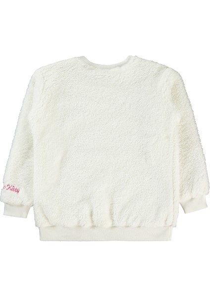 Hello Kitty Kız Çocuk Sweatshirt 10-13 Yaş Ekru