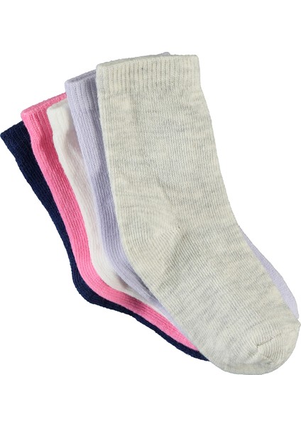 Kız Bebek 5'li Çorap 0-24 Ay Beyaz fiyatları