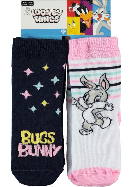 Kız Bebek Çorap 0-24 Ay Beyaz-Pembe indirimleri