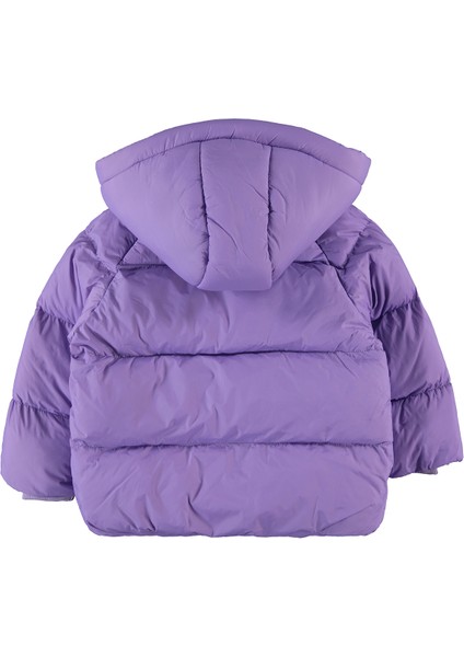 Kız Çocuk Kapüşonlu Mont 2-5 Yaş Mor fiyatları