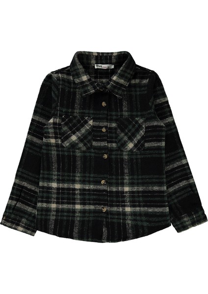 Kız Çocuk Gömlek 6-9 Yaş Yeşil