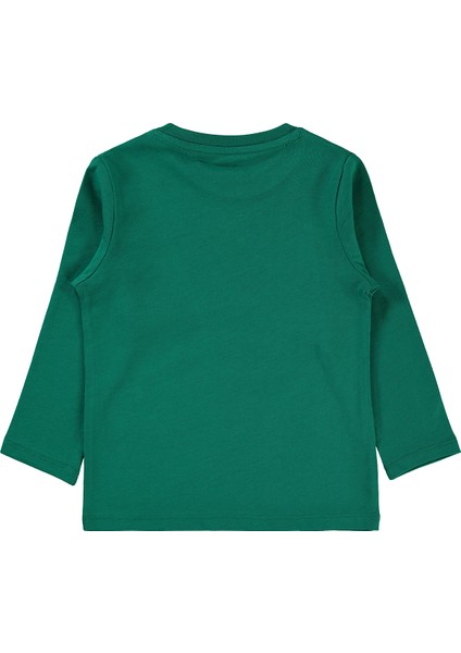 Erkek Çocuk Sweatshirt 2-5 Yaş Çam Yeşili