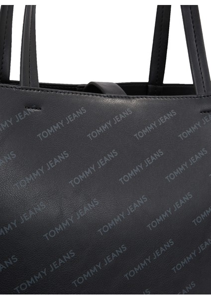 Tommy Hilfiger Siyah Kadın Tote Çanta AW0AW168090GJ