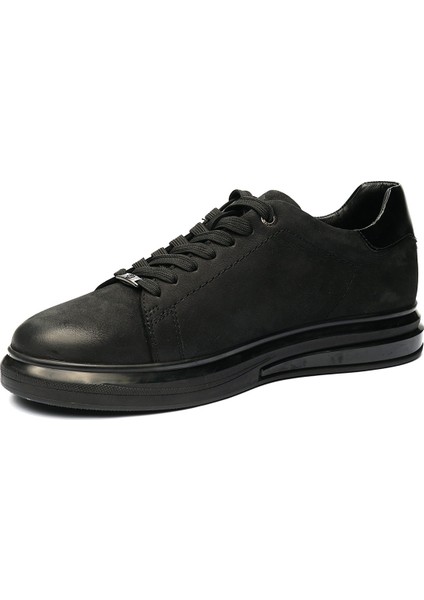 Deri Siyah Erkek Günlük Ayakkabı 102 24817-M fiyatları