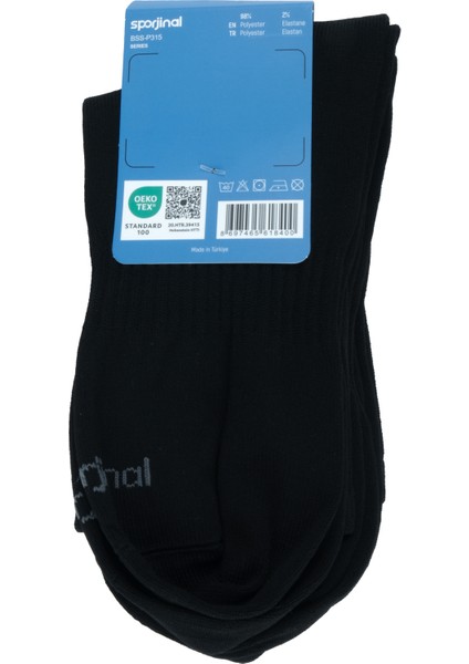 Soprjinal Siyah 3'lü Çorap (BSS-P315 fırsatları