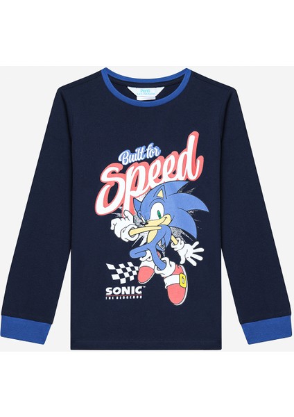 Erkek Çocuk Sonic Çok Renkli Pijama Takımı