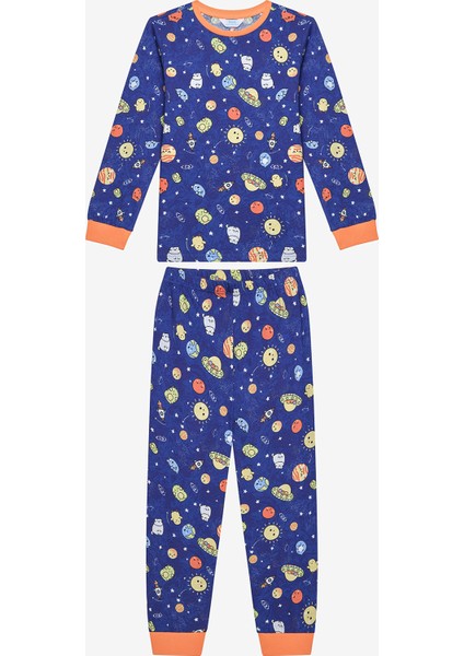 Erkek Çocuk Space 2li Çok Renkli Pijama Takımı indirimleri