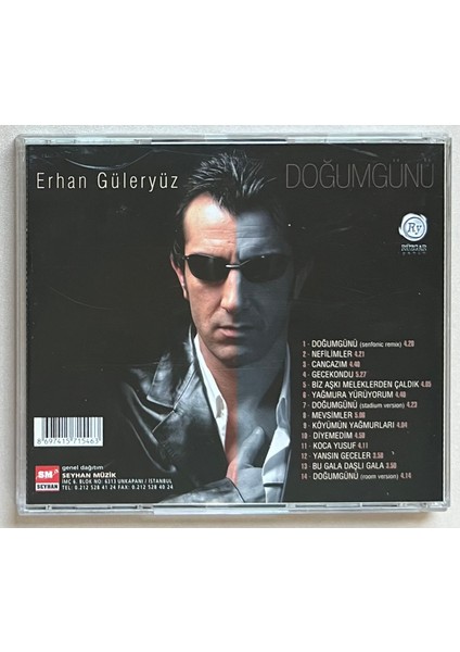 Seyhan Müzik Erhan Güleryüz Doğumgünü CD (Orjnal Dönem Baskı Cd)