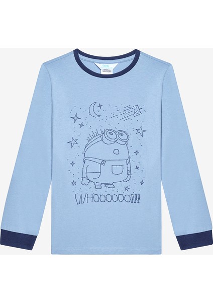 Unisex Çocuk Minions Çok Renkli Pijama Takımı