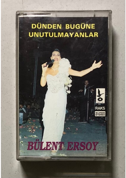 Bülent Ersoy Dünden Bugüne Unutulmayanlar Kaset (Orjnal Dönem Kağıt Baskı Kaset)