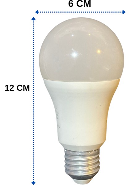 13W (90W) 3000K (Sarı Işık) E27 Duylu Klasik LED Ampul (4 Adet)