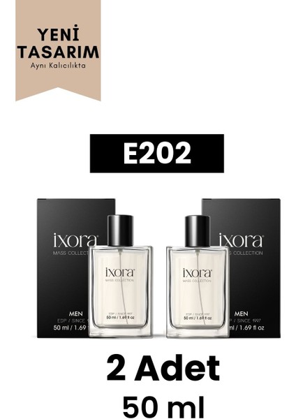 E202 Borgo (2 Adet) Erkek Parfüm 50 Ml Edp