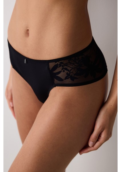 Cosy Lace Dantelli Siyah Hipster Külot