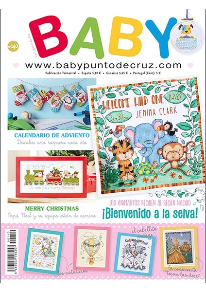 Punto De Cruz Baby Nakış Elişi Hobi Dergisi 140. Sayı 2018