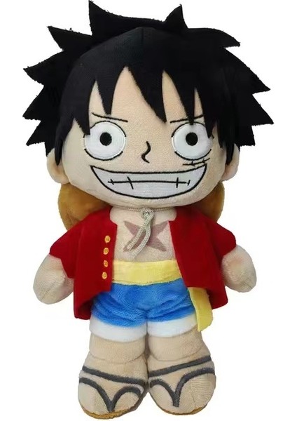 Tek Parça Zoro Luffy Peluş Bebek Japon Çizgi Roman Tek Parça Korsan Periferik Serisi Işlemeli Yüksek Kaliteli Bebek (Yurt Dışından)