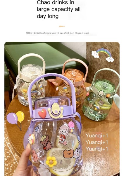 Kadın Saman Plastik Büyük Kapasiteli Su Bardağı Su Isıtıcısı (Yurt Dışından)